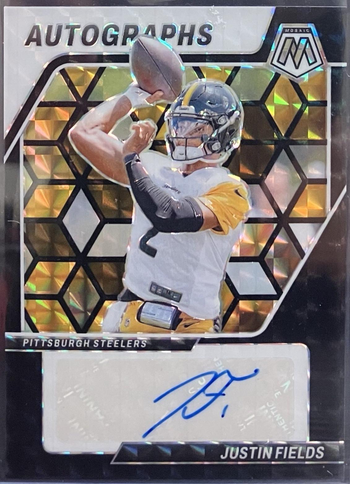 Justin Fields [Black] #AM-JFS