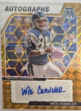 Wes Chandler [Gold] #AM-WCR