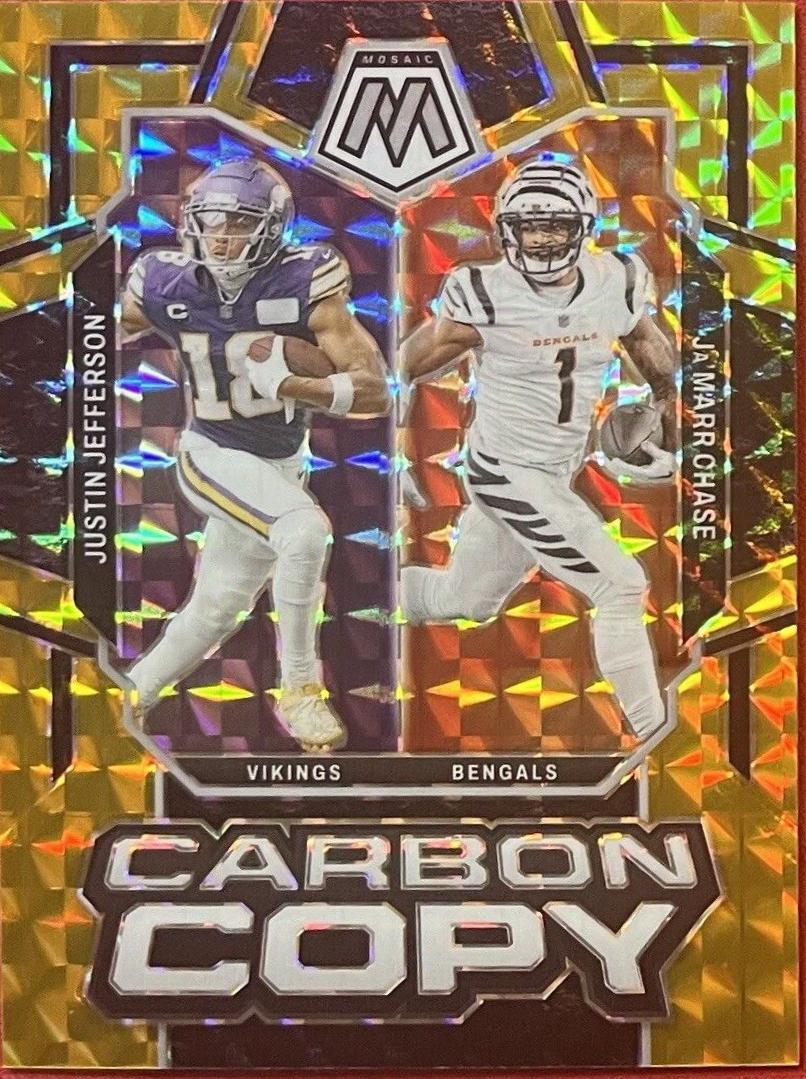 Ja'Marr Chase / Justin Jefferson [Gold] #CC-5