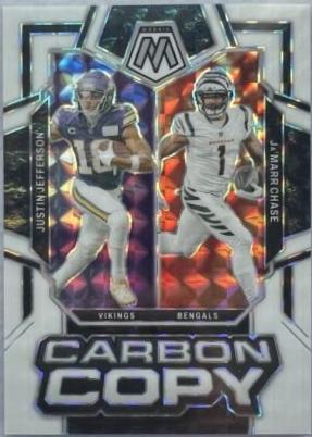 Ja'Marr Chase / Justin Jefferson [White] #CC-5