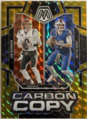 Joe Burrow / Josh Allen [Gold] #CC-7