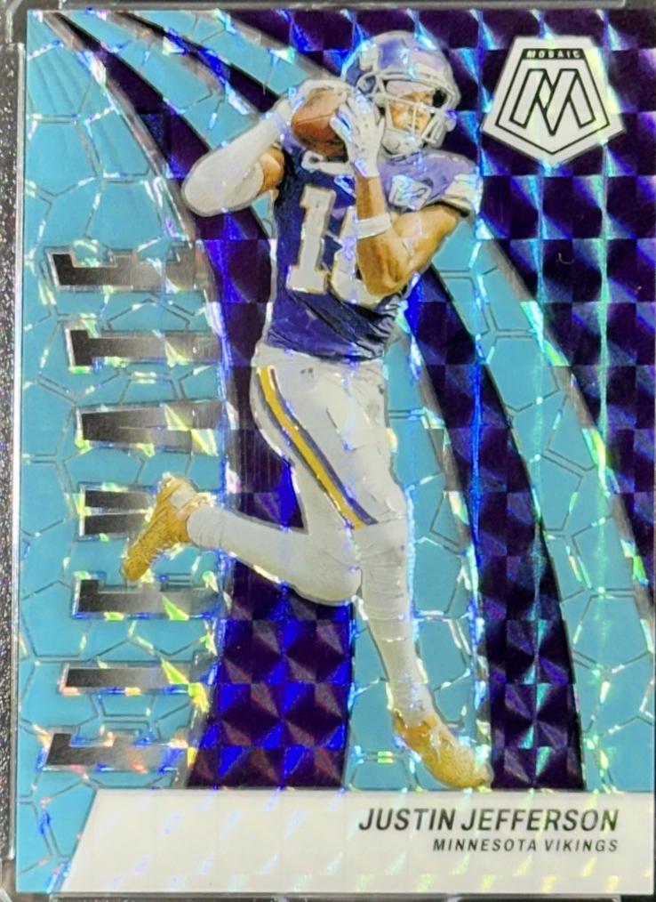 Justin Jefferson [Blue Fluorescent] #12