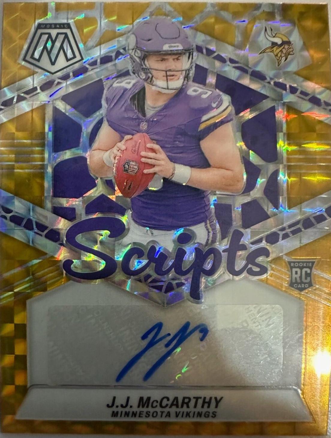 J.J. McCarthy [Gold] #RS-JJM