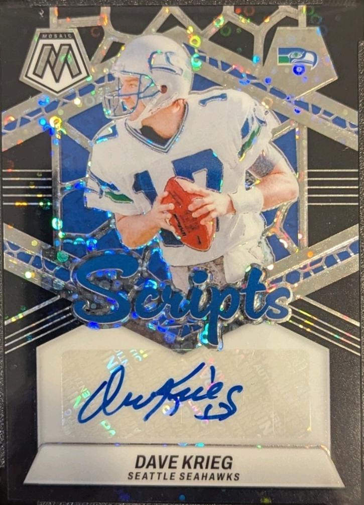Dave Krieg [No Huddle Black] #SC-DKG