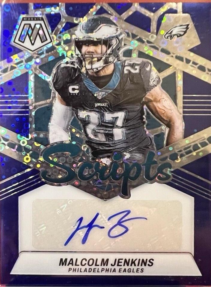 Malcolm Jenkins [No Huddle Blue] #SC-MJS
