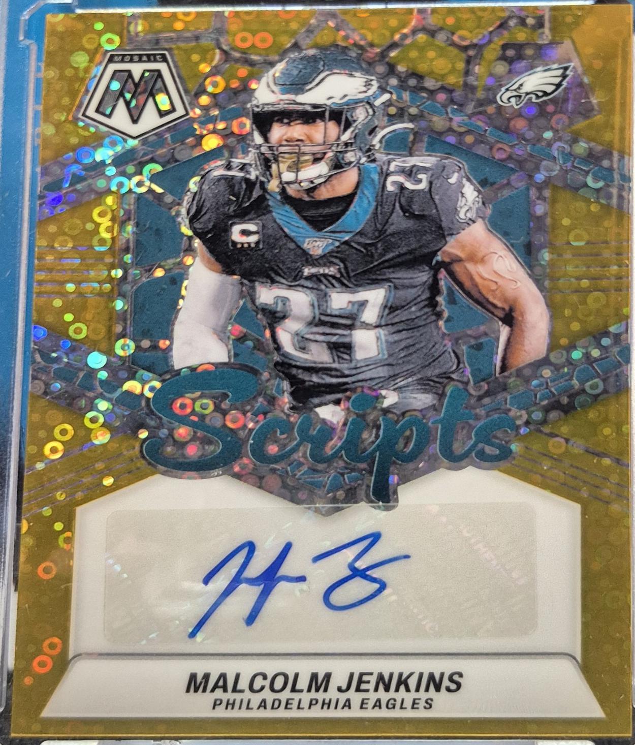 Malcolm Jenkins [No Huddle Gold] #SC-MJS