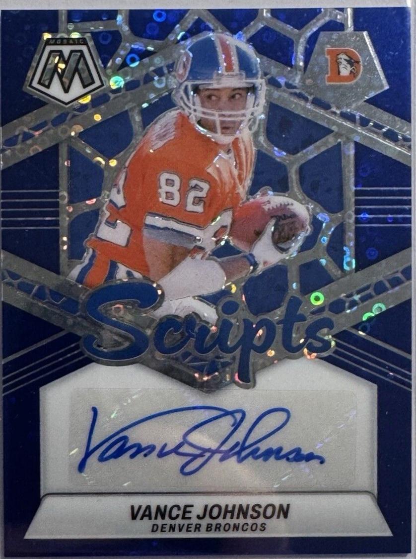 Vance Johnson [No Huddle Blue] #SC-VJN