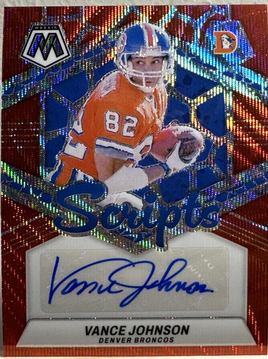 Vance Johnson [Red Wave] #SC-VJN
