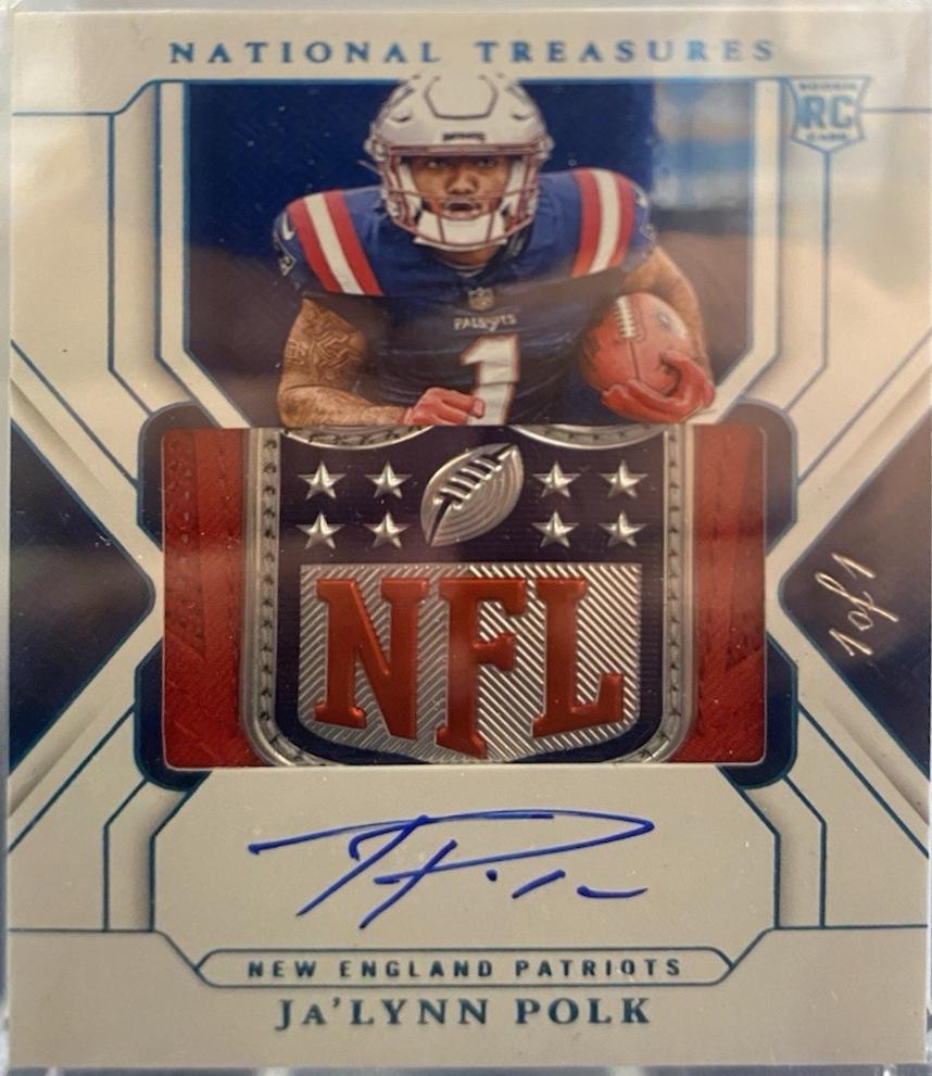 Ja'Lynn Polk [Platinum NFL Shield Patch Autograph] #173