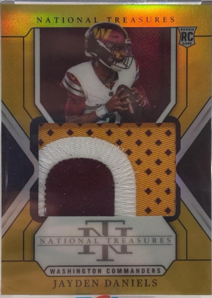 Jayden Daniels [Premium Gold Patch] #207