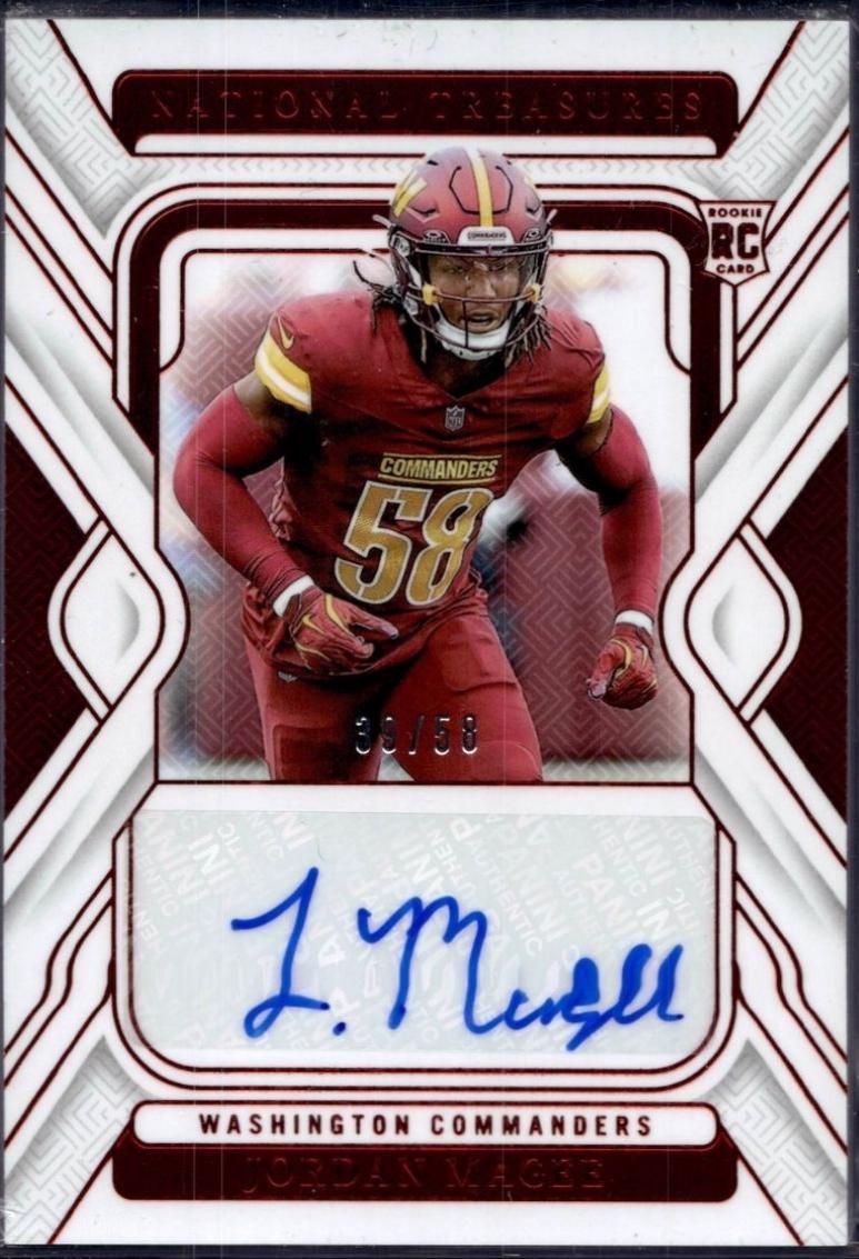 Jordan Magee [Jersey Number Red Signature] #142
