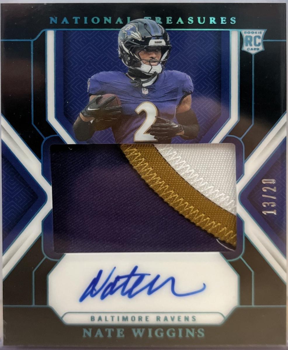 Nate Wiggins [Patch Autograph Midnight] #192