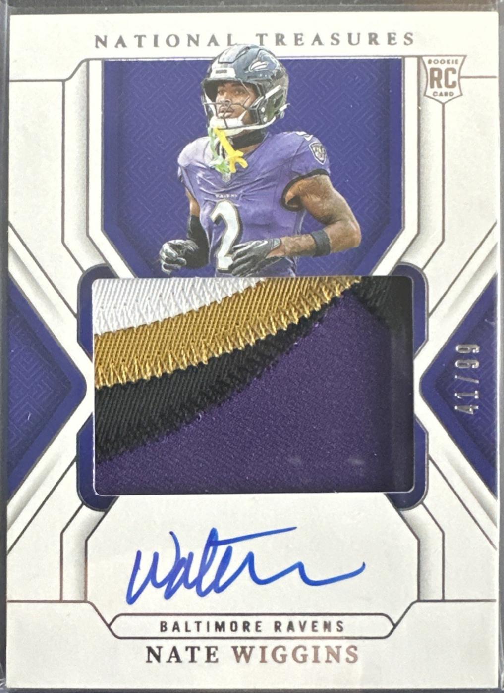 Nate Wiggins [Patch Autograph] #192
