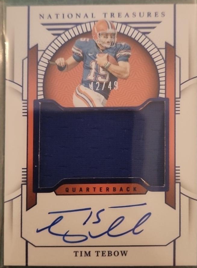 Tim Tebow [Blue College Materials Signature] #88