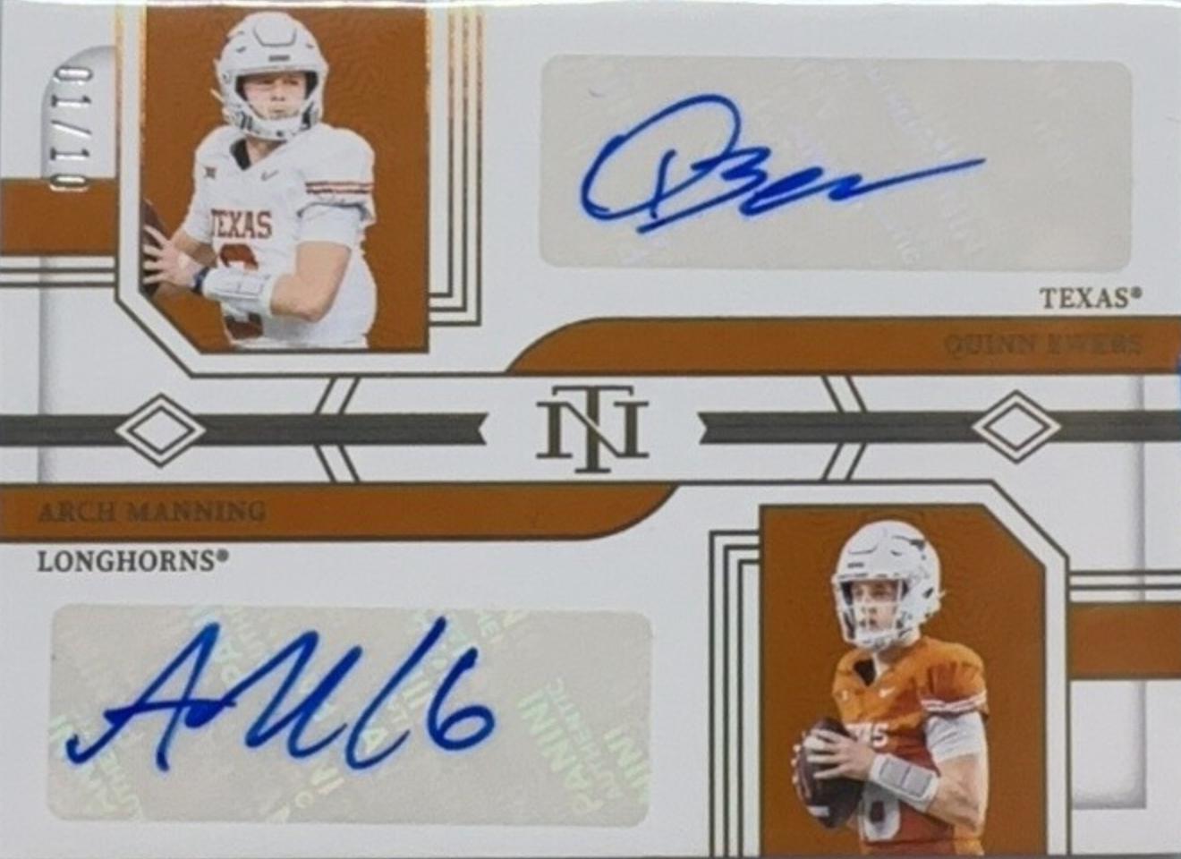 Arch Manning / Quinn Ewers [Gold] #DS-TEX