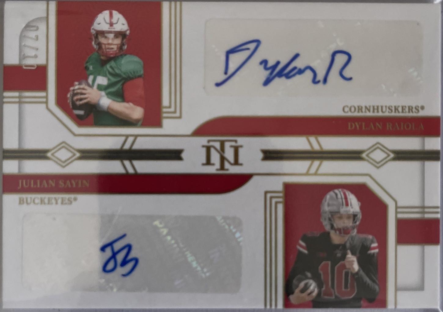 Dylan Raiola / Julian Sayin [Gold] #DS-QB