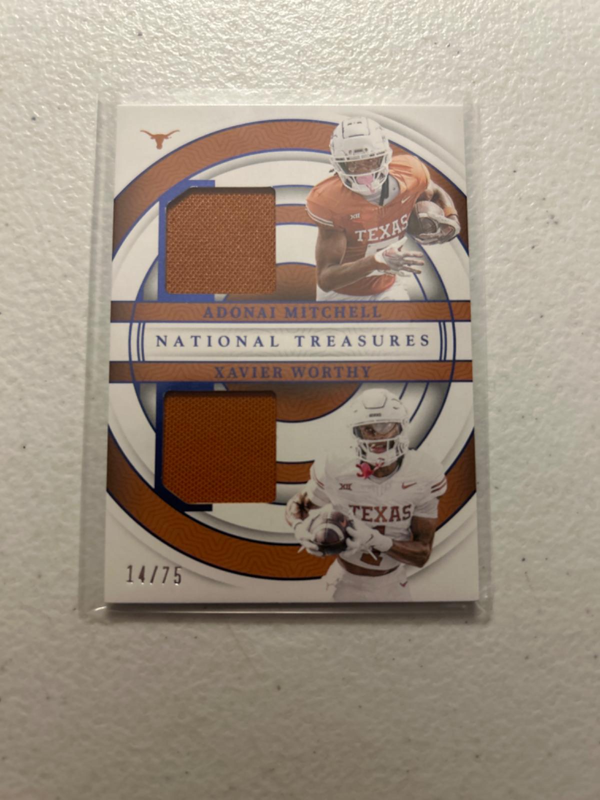 Adonai Mitchell / Xavier Worthy [Blue] #TDM-TEX