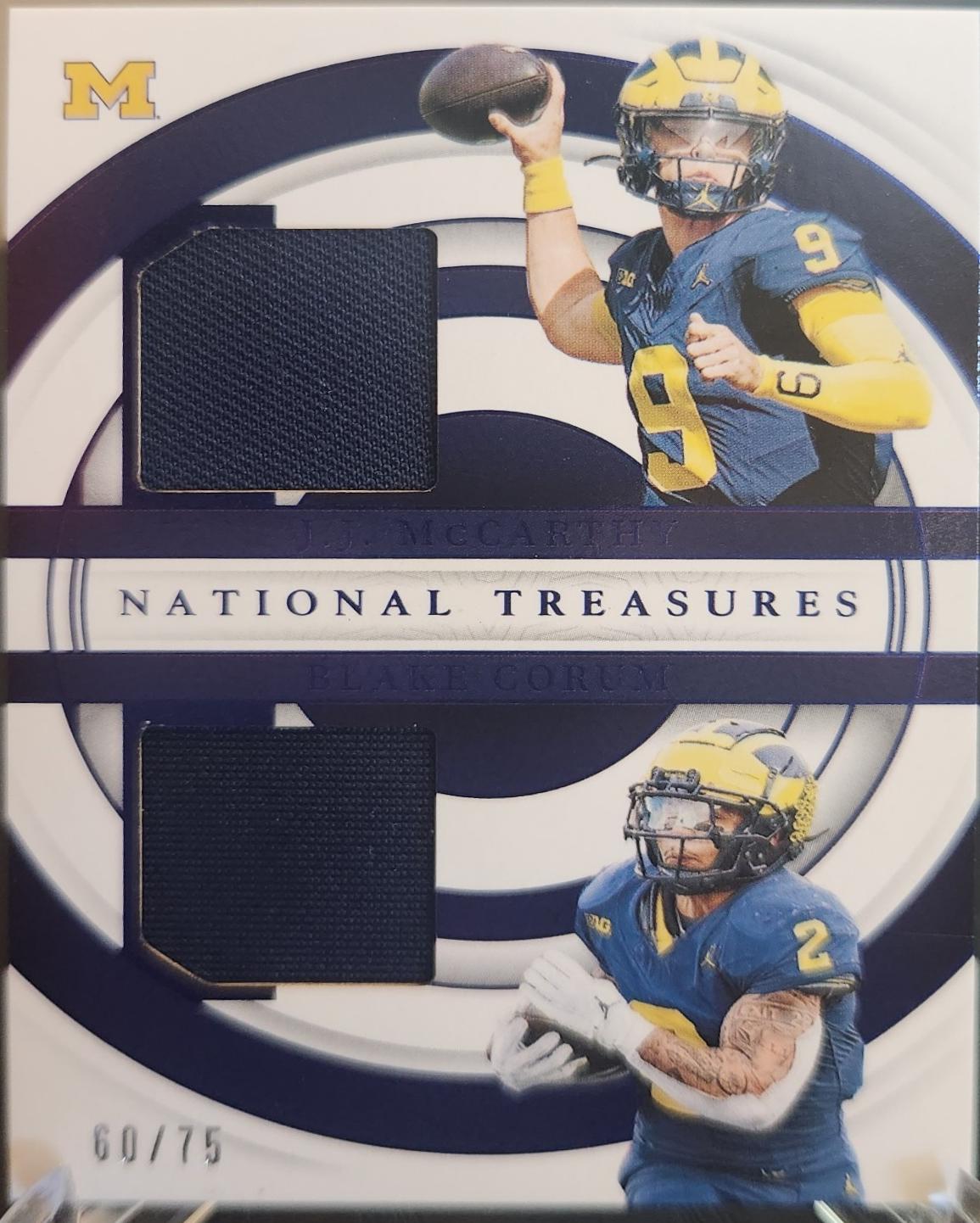 Blake Corum / J.J. McCarthy [Blue] #TDM-MICH