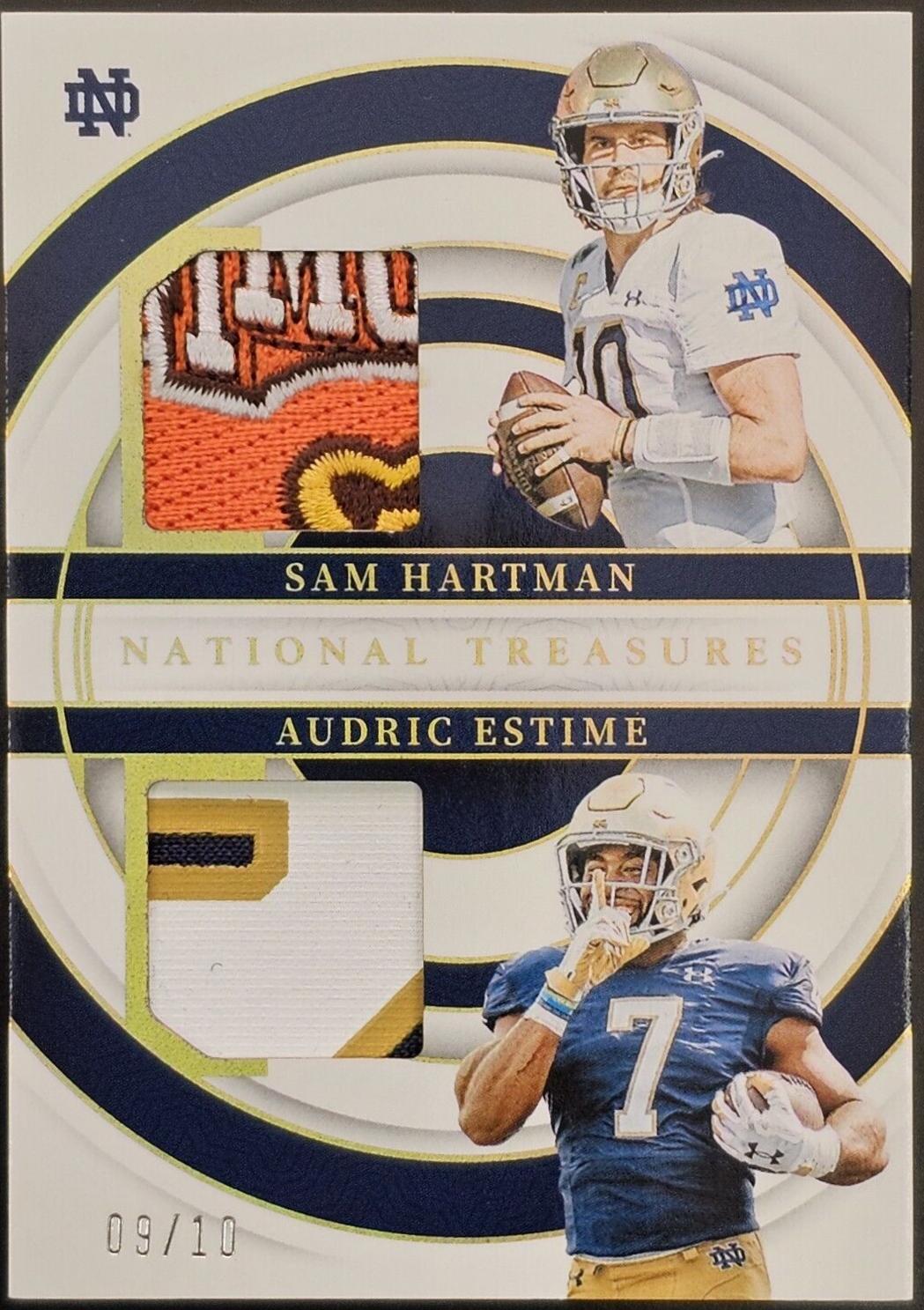 Sam Hartman / Audric Estime [Gold] #TDM-ND