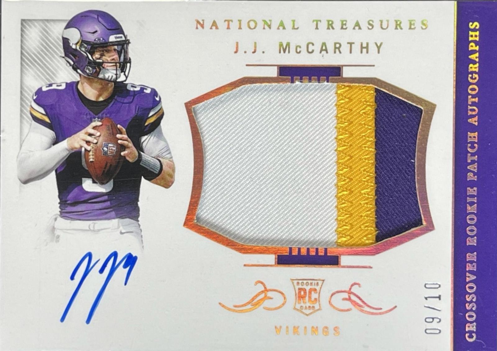 J.J. McCarthy [Holo Gold] #1