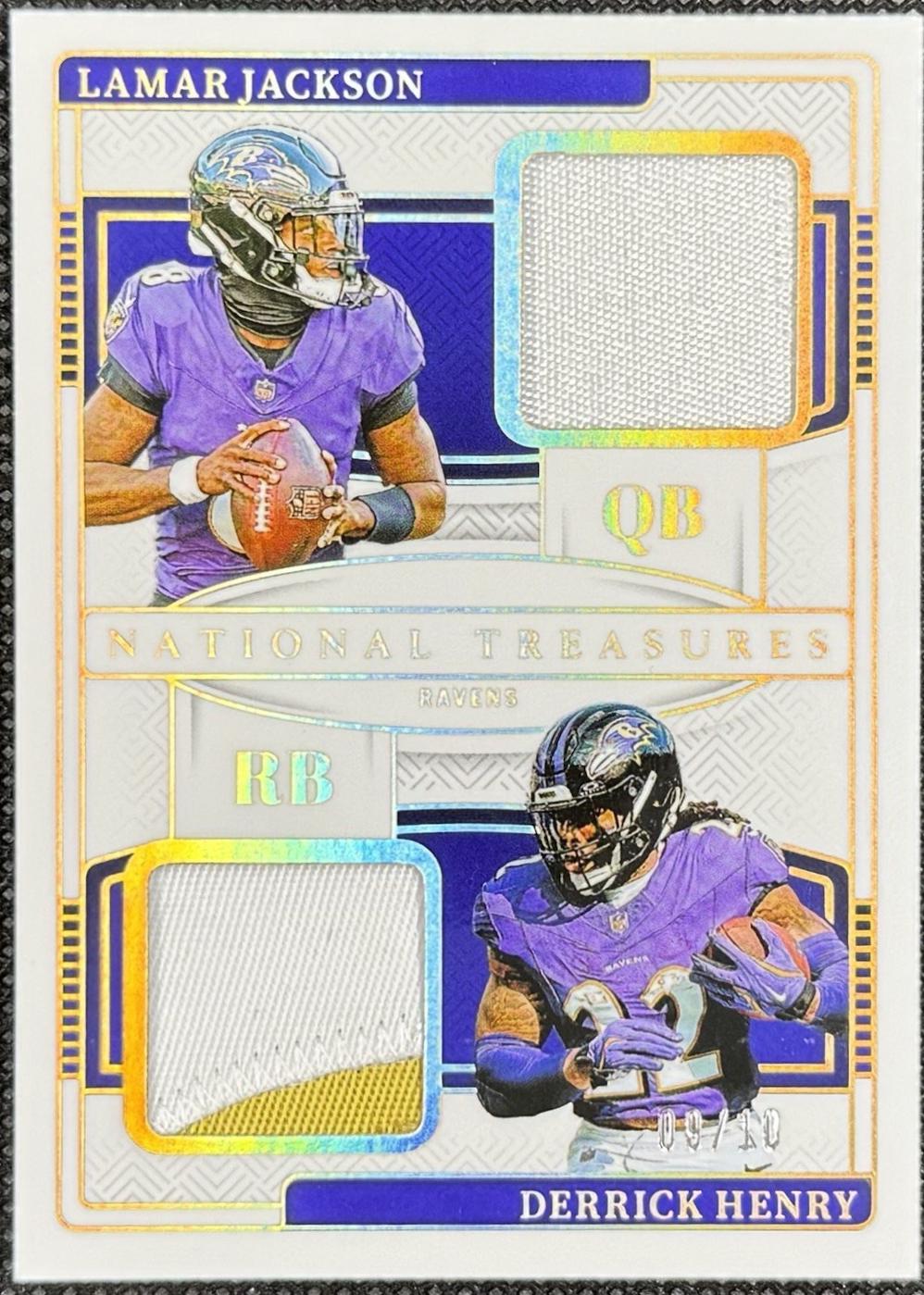 Lamar Jackson / Derrick Henry [Holo Gold] #3