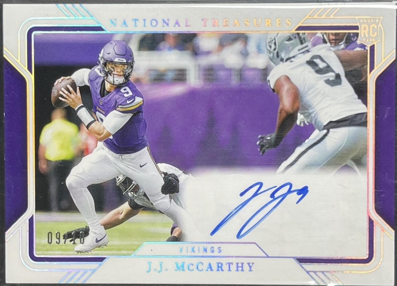 J.J. McCarthy [Holo Silver] #1