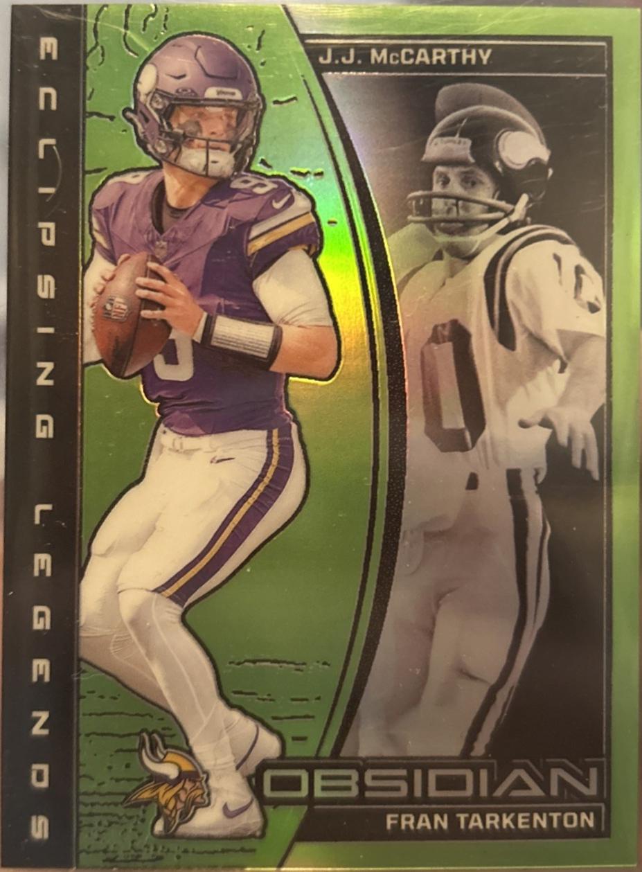 Fran Tarkenton / J.J. McCarthy [Green] #5