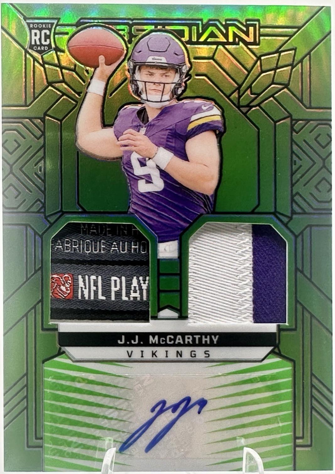 J.J. McCarthy [Green] #RMI-JMY