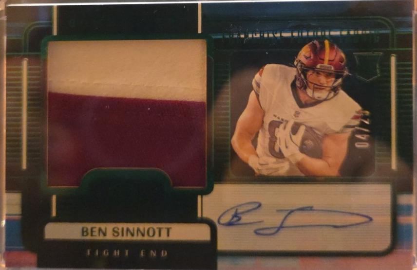 Ben Sinnott [Green Franchise Future Fabric Autograph] #99
