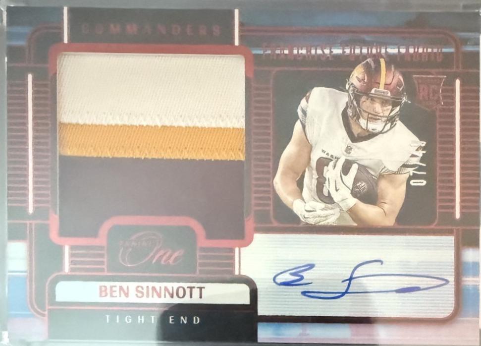 Ben Sinnott [Red Franchise Future Fabric Autograph] #99