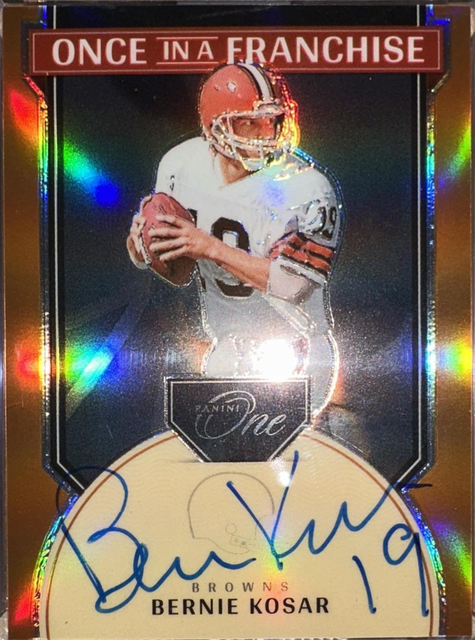 Bernie Kosar [Bronze Once in a Franchise Autograph] #340