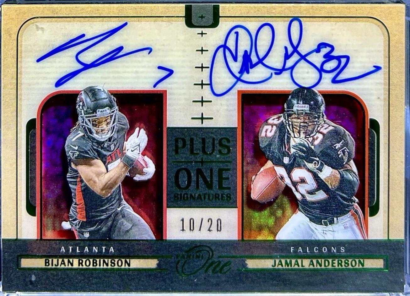 Bijan Robinson / Jamal Anderson [Bronze Plus One Signature] #186
