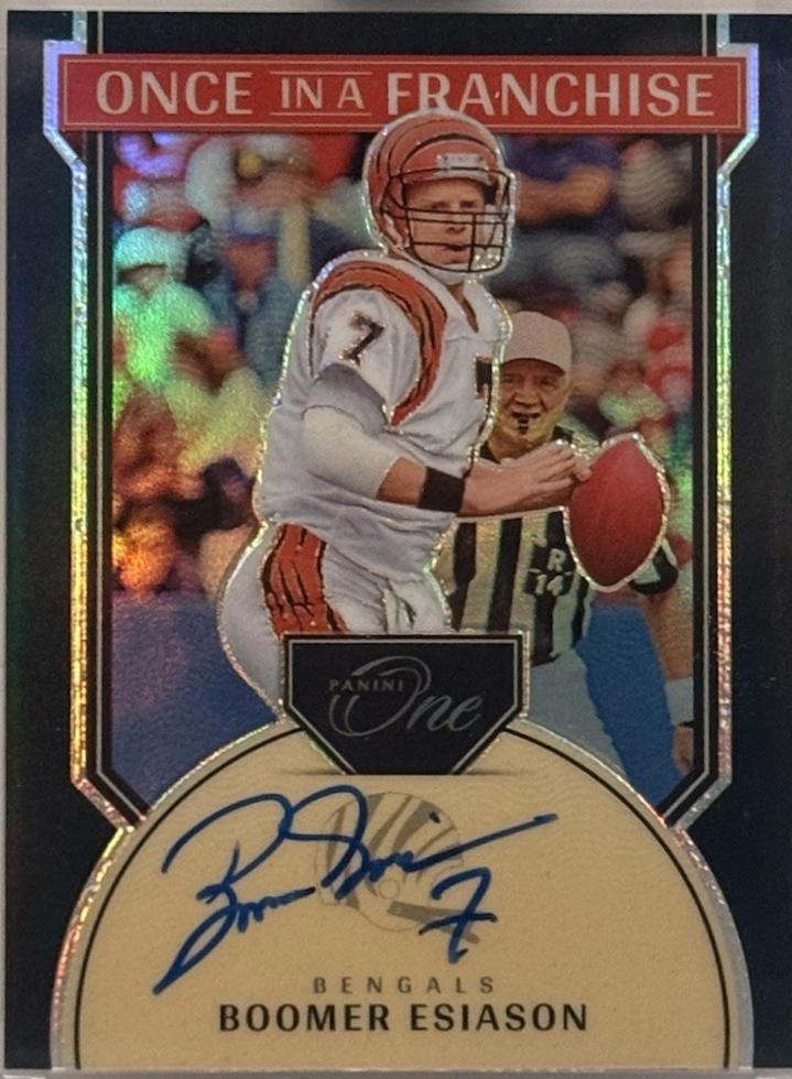 Boomer Esiason [Black Once in a Franchise Autograph] #338