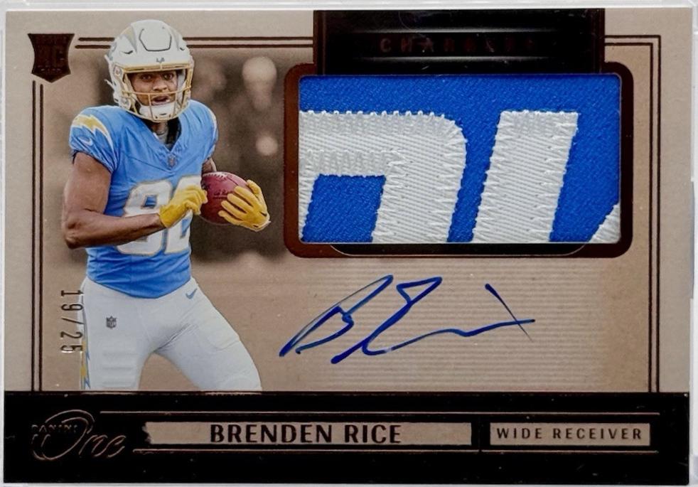 Brenden Rice [Bronze Rookie Patch Autograph] #29