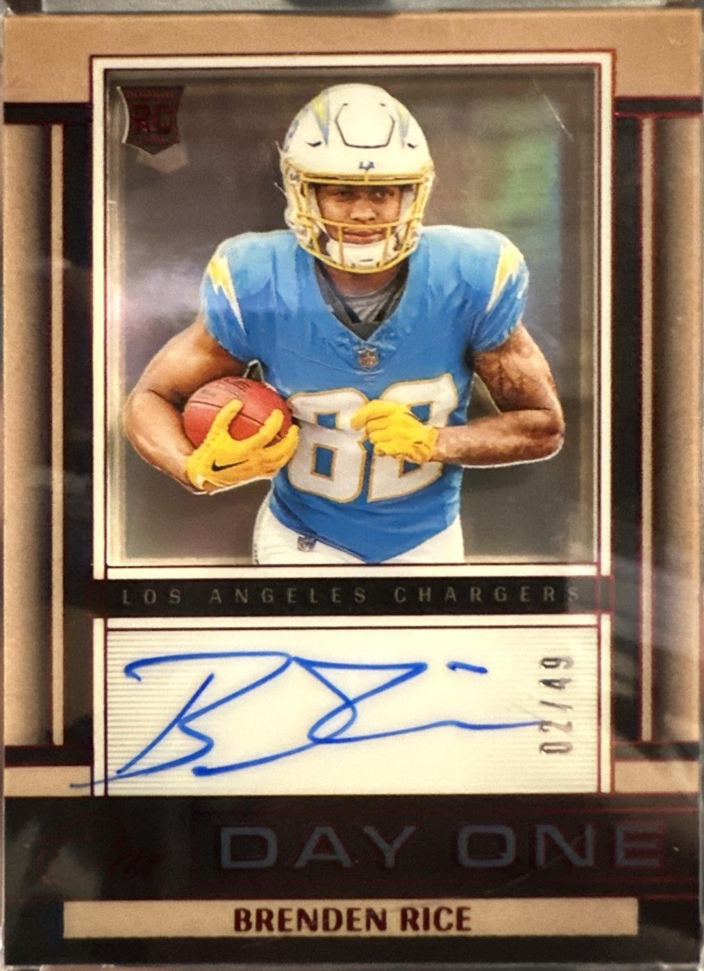 Brenden Rice [Day One Autograph] #145