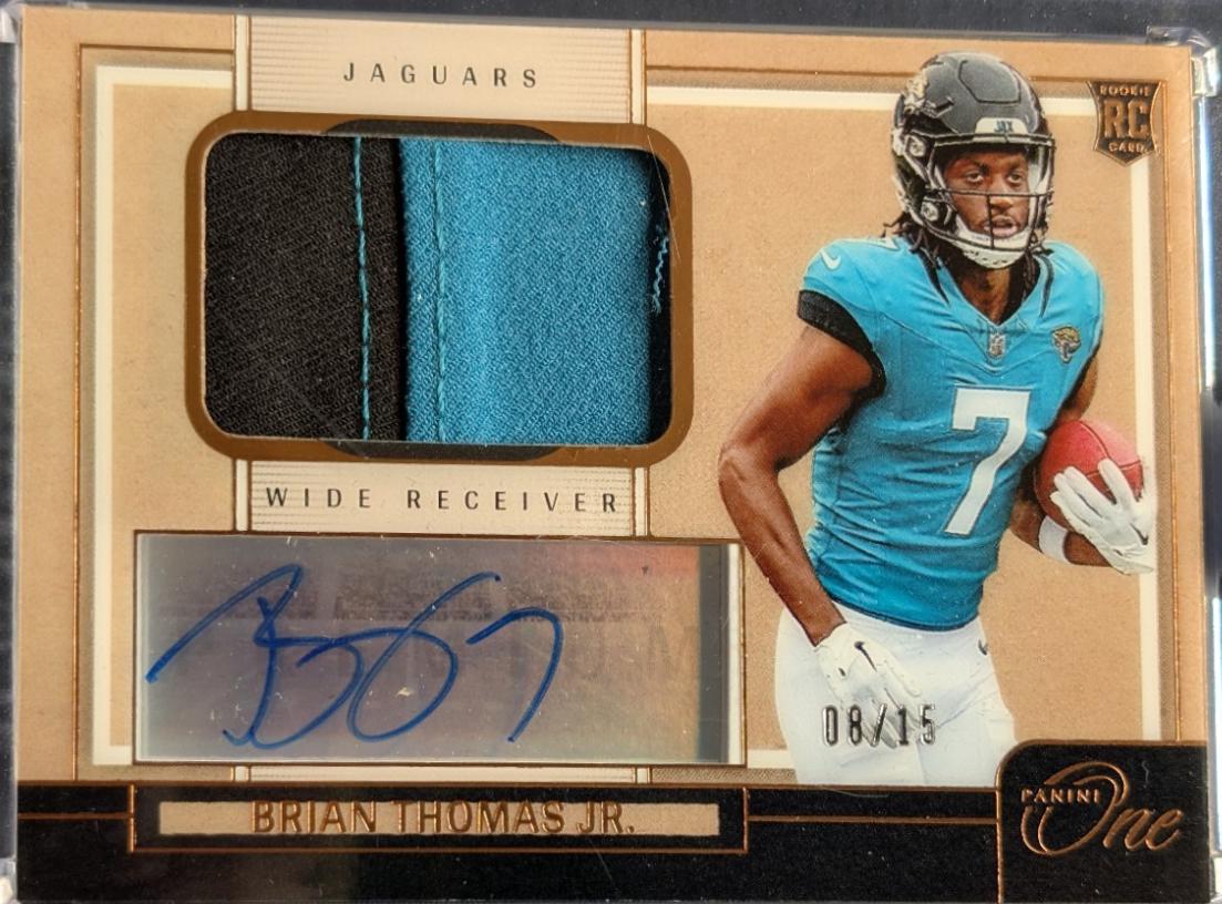 Brian Thomas Jr. [Bronze Premium Rookie Patch Autograph] #103