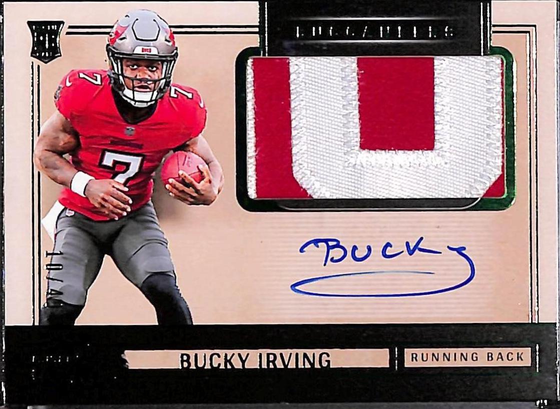 Bucky Irving [Green Rookie Patch Autograph] #20