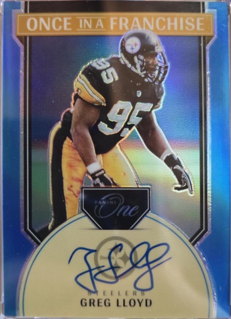Greg Lloyd [Platinum Once in a Franchise Autograph] #356