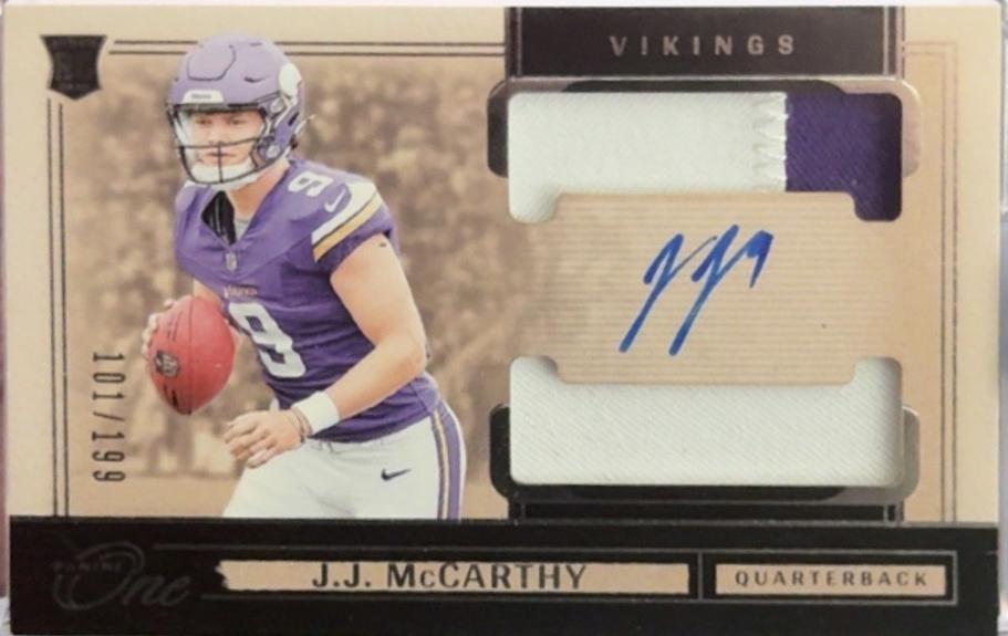 J.J. McCarthy [Rookie Dual Patch Autograph] #31