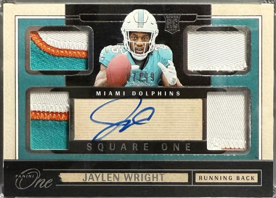 Jaylen Wright [Square One Autograph] #76