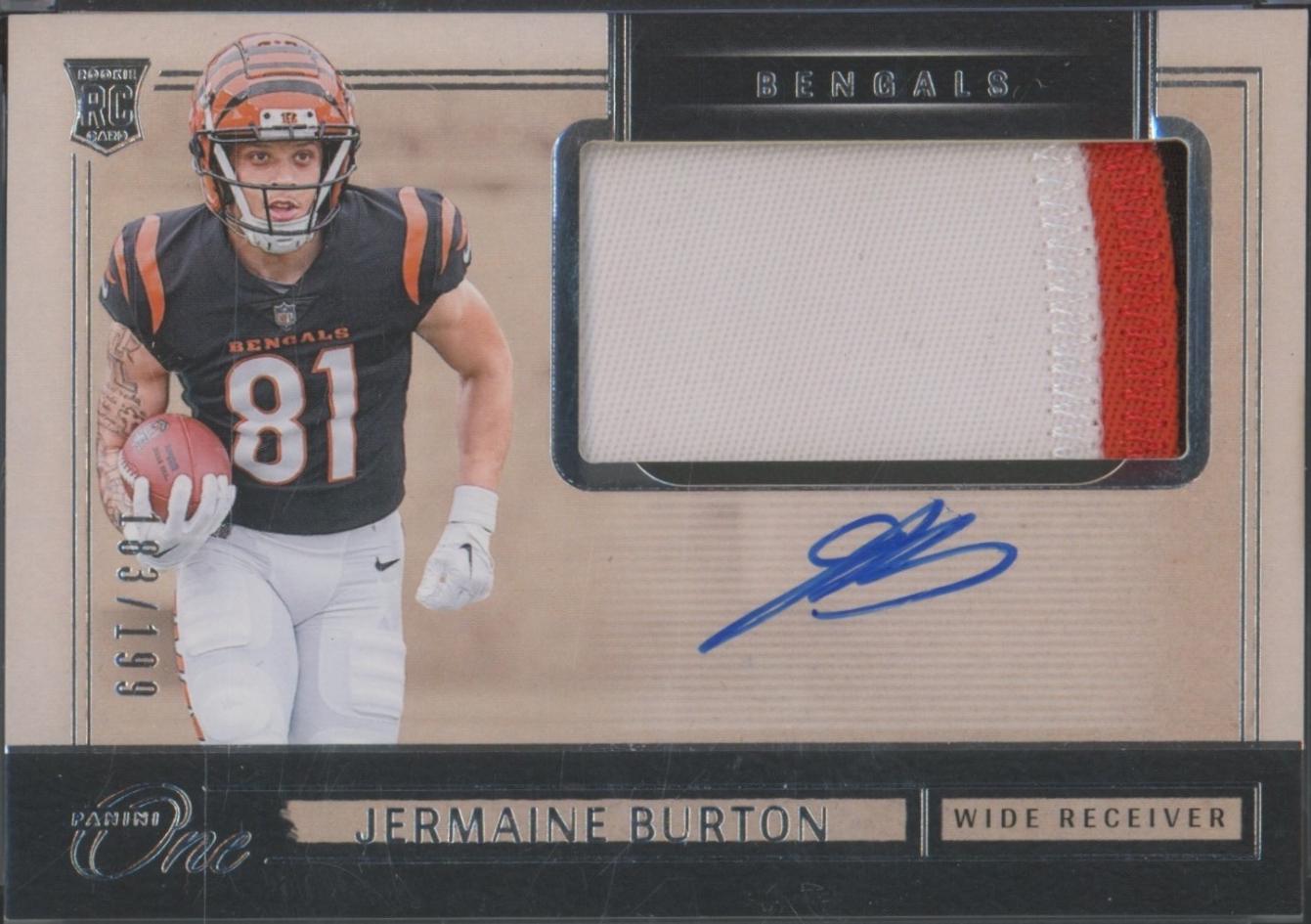 Jermaine Burton [Rookie Patch Autograph] #30