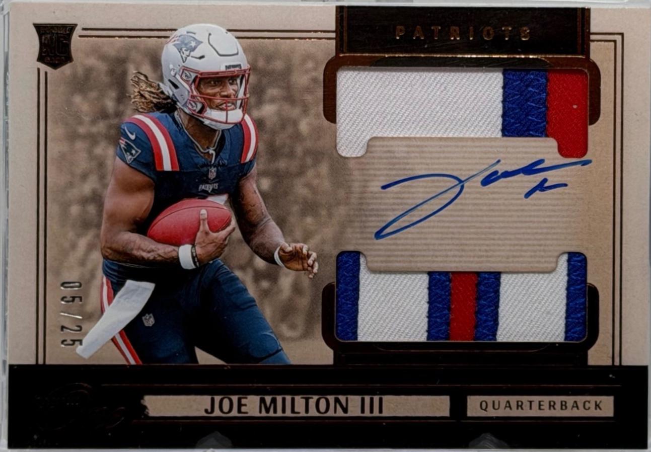 Joe Milton III [Bronze Rookie Dual Patch Autograph] #35