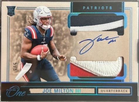 Joe Milton III [Platinum Rookie Dual Patch Autograph] #35