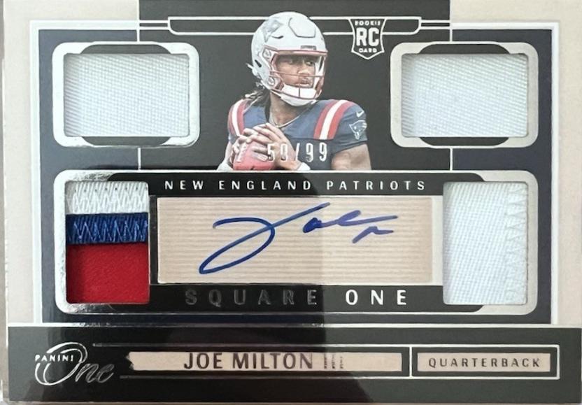 Joe Milton III [Square One Autograph] #67
