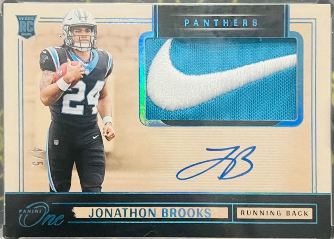 Jonathon Brooks [Platinum Rookie Patch Autograph] #13