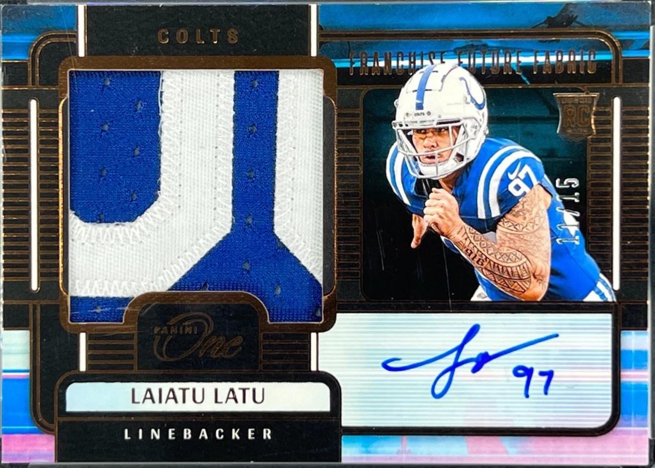 Laiatu Latu [Bronze Franchise Future Fabric Autograph] #94