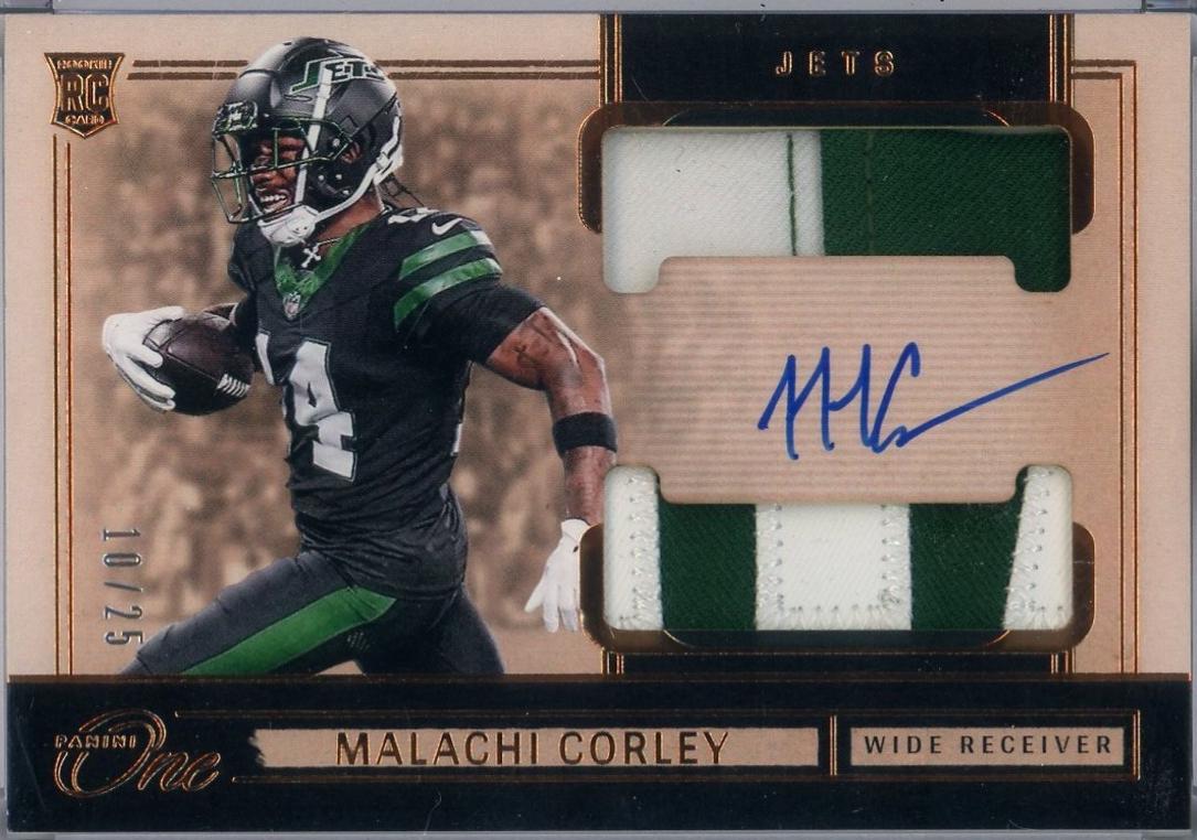 Malachi Corley [Bronze Rookie Patch Autograph] #10
