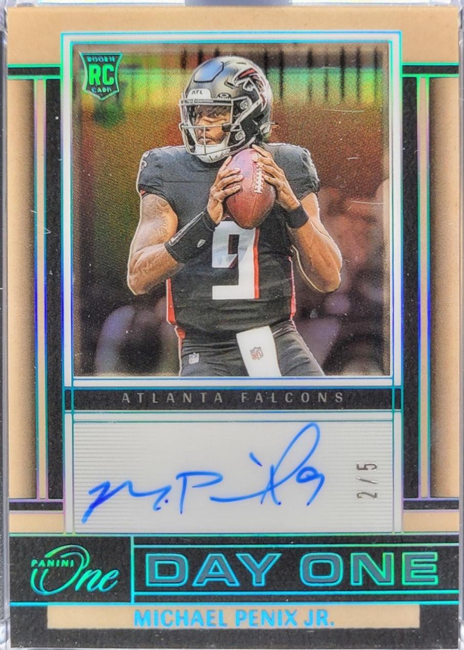 Michael Penix Jr. [Platinum Day One Autograph] #142