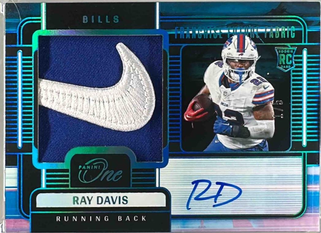 Ray Davis [Platinum Franchise Future Fabric Autograph] #100