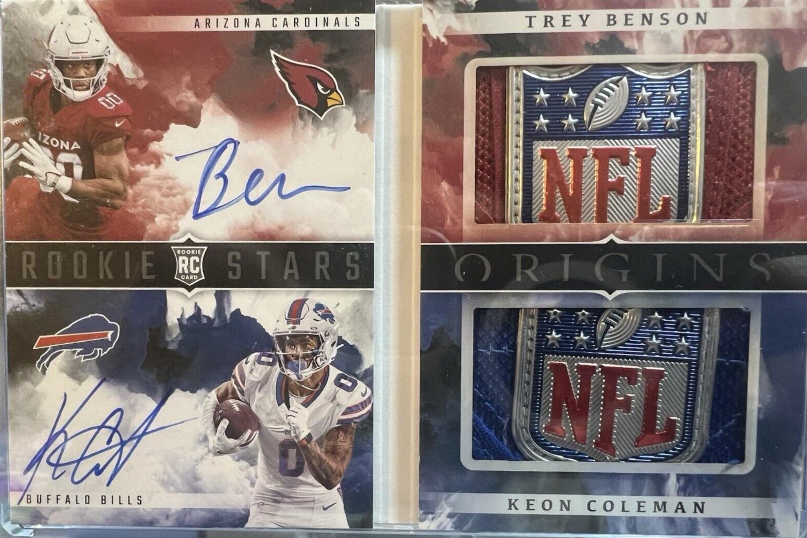 Trey Benson / Keon Coleman [Black] #RDPS-6
